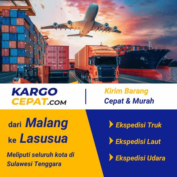 ekspedisi malang lasusua